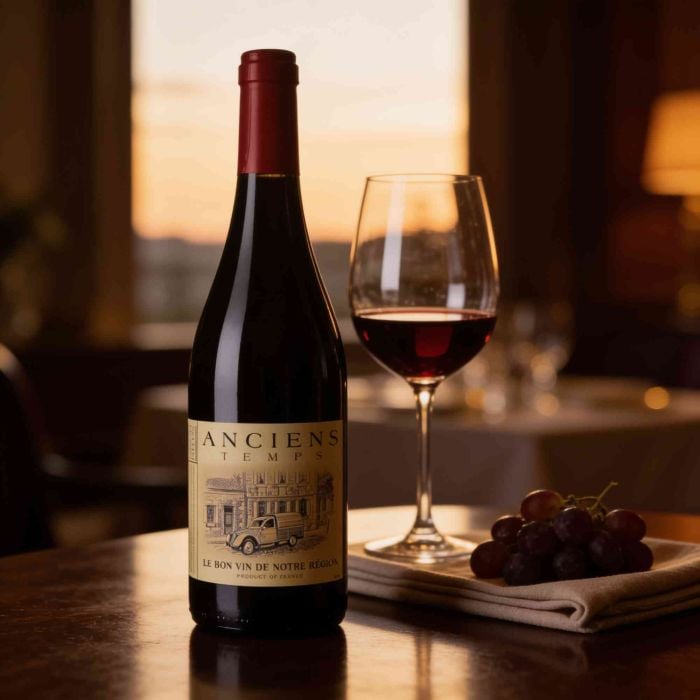 2024er Anciens Temps Rouge Cabernet Sauvignon-Syrah IGP Pays d´Oc aus 