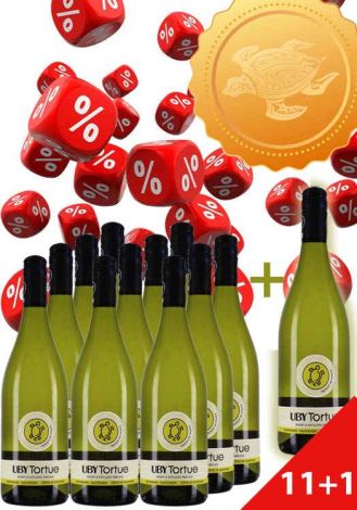 2024er Domaine Uby Les Tortues Colombard Sauvignon VdP - 11 + 1 Aktion aus 